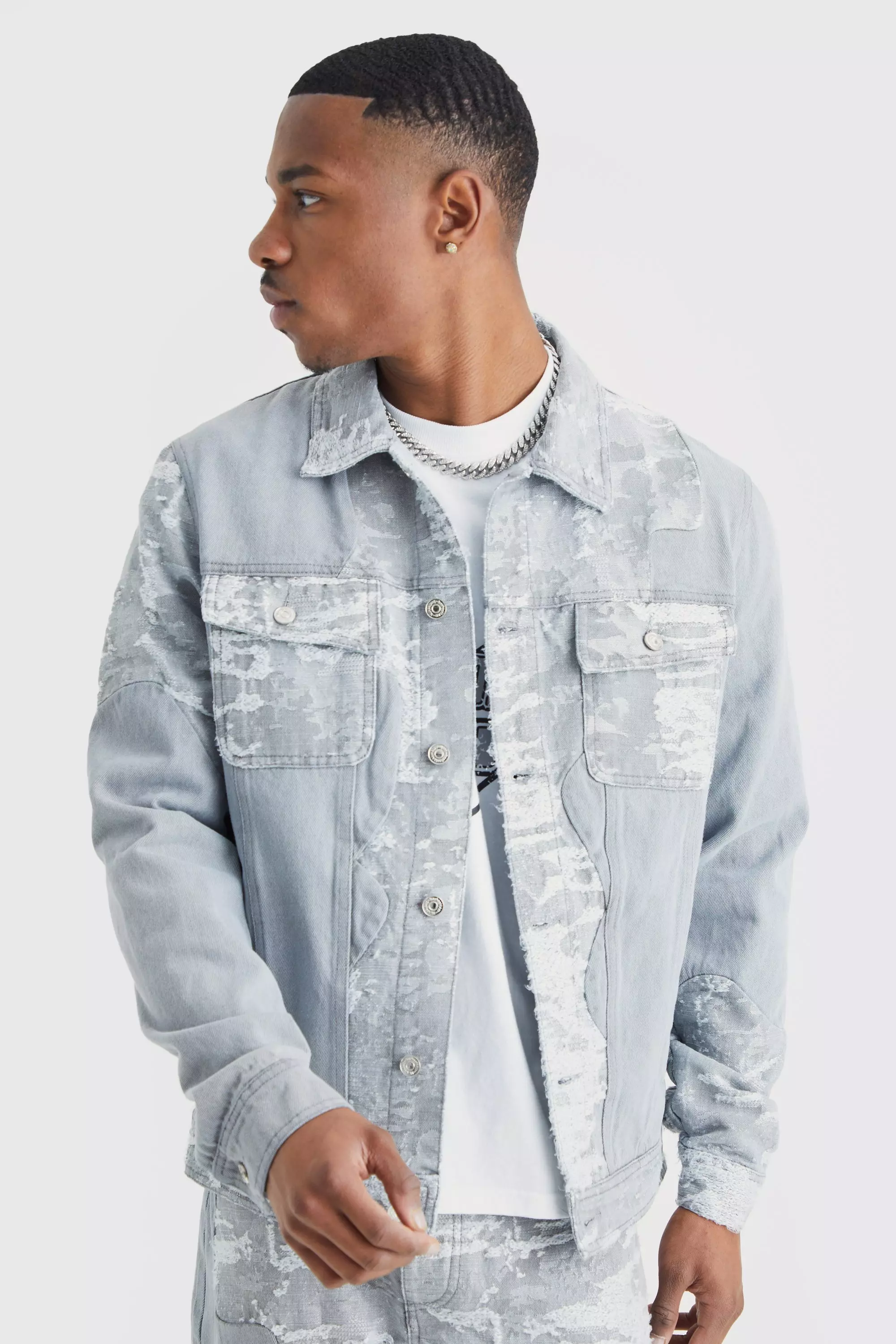 Mens denim sale jean sets